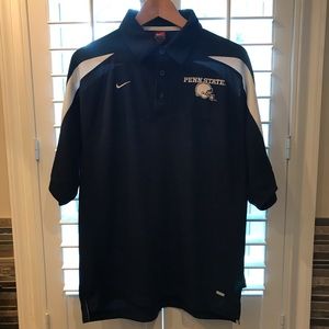 Nike Dri-Fit Penn State Football Polo Men's Small